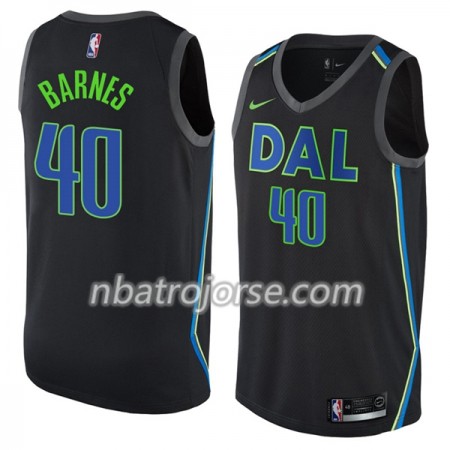 Män Dallas Mavericks Tröja Harrison Barnes 40 Nike City Edition Swingman